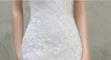 Klänningar utanför axel spetsar sjöjungfru bröllopsklänning 2019 korta ärmar bröllopsklänningar domstol tåg brud klänning spetsar upp
