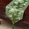 Extra Long Decor Elegant Damask Table Runners for Wedding Dinner Party Christmas Table Mat Chinese Silk Tablecloths for Parties 300x33 cm