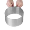 Círculo de aço inoxidável retrátil Mousse anel ajustável bakeware o tamanho, diâmetro 16 cm - 30 cm (6 polegadas - 12 polegadas ajustável)