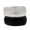 2Pcs/Set Tire Type Silicone Delay Ejaculation Cock Rings Black/Transparent Sex toys for Men Penis Rings Sex Cockring