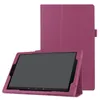 علبة Litchi Leather مع حامل لـ Amazon Kindle Fire HD 10 inch 2017 Tablet Stand Tri-Folding Cover Stylus275S