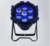 24 stycken Pro Light Night Club LED par ljus par 64 7x18w RGBWA UV 6In1 LED PAR Stage DJ Disco Lighting