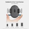 360 Rotation Lås automatiskt låsning av vindrutan Mount Car Phone Holder i bilstativ Support för Samsung iPhone 3 Styles 3 färger NEW9099269