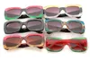 HOT 0083 Mode-Sonnenbrille für Damen, 5 Farben, Rahmen, glänzendes Kristall-Design, quadratisch, großer Rahmen, heißes Damen-Design, UV400-Linse, Qualität A+++, MOQ=10