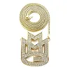 Cara Ny Iced Out Maybach Music Group MMG Pendant 36 Franco Chain Maxi Halsband Hip Hop Halsband Emen039s Chokers Halsband JE5019799