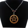 Schmuck Ganze Gemischte 12 stücke Cool Imitation Yak Knochen Geschnitzte Pentagramm Halskette Vintage Stern Anhänger Amulett für männer frauen039s G3793393