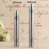 MOQ 5 stks Authentieke ecig ugo evod twist vaporizer 510 draad vape batterij ego Variabele Spanning 3.3 ~ 4.8 V Vision USB Pass through Batterijen