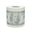 Zzidkd 1Hundred dollarräkning tryckt toalettpapper Amerika US Dollars Tissue Novelty Funny $ 100 TP
