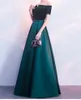 Elegante Vestidos De Noite Sem Alças De Cetim com veludo Longo Prom Dresses Verde Escuro, Preto, Vermelho, Azul Custom Made Plus Size Vestido Formal