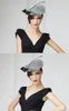 Fascinator Hochzeit Hüte Für Frauen Elegante Schwarz Weiß Gestreiften Amor Pfeil Pillbox Hut Vintage Cocktail Damen Kirche Fedoras