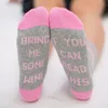 Custom Socks If You Can Read This Bring Me Wine Jacquard Cotton Funny Casual Autumn Spring Lovers Women Men Sock