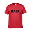 2018 뉴 여름 브랜드 BALR 의류 o 넥 청소년 남성 티셔츠 인쇄 힙합 티셔츠 100% 코튼 패션 남성 티셔츠