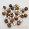 70 teile/los mix holz metall haar geflecht dread dreadlock Perlen manschetten clips schmuck