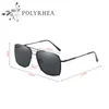 2021 Fashion Sunglasses Attitude Gold Frame Square Metal Vintage Style Outdoor Design Classical Model With Box