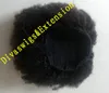 120g Krótkie Wysokie Human Włosy Ponytails Afro Puff Curly Brazylijski Virgin Clip In Hair Extensions Sznurka Ponytails Kinky Kręcone Hair Afro Bun