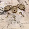 Old Vintage Antique Style Mini Archaize Padlocks Key Lock With key (Lot Of 3) On Sale -Y122