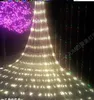 6 * 4 metri Large Rete Lights 672 LED Christmas Lights Net Light Tenda Luci Flash Lampade flash Festival Luce di Natale 110V-250V