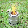 Portable Stainless Steel Wood Burning Camping Stove