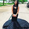 2019 abiti da spettacolo sexy per ragazze nere africane abiti da ballo plus size abiti da ballo neri abiti da sera abiti da sera lunghi a sirena formale