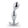 Metalen Anale Plug Rvs Crystal Dildo Seksspeeltjes Prostaat Massager G Spot Stimuleer Speeltjes voor Vrouw Man Masturbators Y18110106