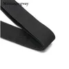 Black Suspenders for Mens 4 clips Strap Solid Color Adjustable Slim Braces Women Belt Strap9657422