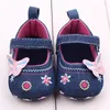 Romirus Babies Skor Tjej Chaussures Bebes File Sapato Menina Nyfödda Vintage Canvas Broderi Sneakers Booties Bebek Ayakkabi