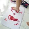 New Creative Novelty Door Blood Carpet bathroom water absorption non-slip rug Horror Terror Carpet Doormat Home Door Mats