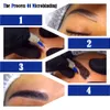 Eyebrow Permanent Makeup Kit 3d Eyebrows Manual Make Up Pen 14pin 0.25mm Needles Eye Brow Pencil Storage Box Eyebrows Practice Skin Set