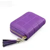 Fashion Tassel Card Bag Leather Credit card holder women's card tassel RFID Cardholder through 15 slot 7 color optiona