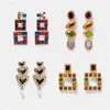 Lady Vintage Drop Dangle Earrings for Women Metal Trendy Wedding Party Bohemian Jewelry Christmas Gifts Multicolored9484360