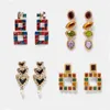 Lady Vintage Drop Dangle Earrings for Women Metal Trendy Wedding Party Bohemian Jewelry Christmas Gifts Multicolored9484360