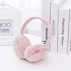 Nowy Projekt Zimowy Earmuffs Dla Kobiet Dziewczyny Chłopcy Futro Earmuffs Warmers Zima Wygodna ciepła E001-Brzoskwinia