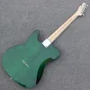 72 Deluxe Thin Line Green Electric Guitar Tailpiece, przetworniki Humbucker, Black Pickguard, String Thru Body Bridge