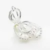 Fine hollow pearl cage pendant silver plated, holiday gift cheap necklace (free shipping, pearls to be purchased separately)