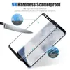 Full limthärdat glasskärmskydd för Samsung Galaxy S9 S9 + Not 9 8 S8 S8 3D Curved Edge med Retail Box