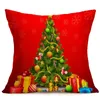 1Pcs Hot Christmas Decorations For Home Reindeer Jute Pillow Cover Case MERRY CHRISTMAS Square Linen Best Christmas present