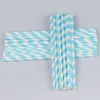 Colorful Drinking Paper Straws Disposable Fast Degradable Multi color Eco-friendly Juice Straws for Summer Wedding Party