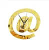 Форма буквы 3D цифровые настенные часы Большой декоративный современный дизайн Большой тихий акриловый кухонный часы для домашнего декора 60057264V