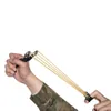 Professional Slingshot Catapult aço inoxidável Sling tiro poderoso poderoso com Rubber Band Outdoor Sports Caça Tiro