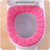 Offre spéciale confortable velours corail salle de bain siège de toilette couverture lavable Closestool Standard citrouille motif doux coussin