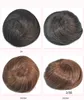 10colors de banda elástica de goma de elástica en el cabello Donut Buns de cabello sintético resistente al calor de alta calidad247F