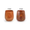 Ретро китайский стиль ручной натуральный деревянный чашка чая Creative Home Wood Coffee Cups Drinkware Кухонные принадлежности