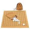 Best Deal Fun Family Games 90PCS Go Bang Chess Set Suede Leather Sheet Board Children Educational Entertainment Toy