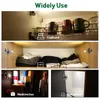 Goodland LED Night Light Automatic Sensor Light Wardrobe Cabinet Inner Hinge Lamp With Battery For Cupboard Closet Kitchen