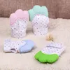 Silicone Baby Mitts Ząbkowanie Mitten Rękawiczki Ząbkowanie Ząbkowanie Noworodka Nawonstwa Koraliki Koraliki Niemowlę BPA Bezpłatne Dźwięki Dźwięki Xmas Prezent A8235