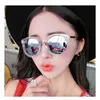 Coloré Transparent Vintage Lunettes De Soleil Rondes Femmes Flèche Mercure Revêtement Femelle Oculos De Sol Feminino Gafas