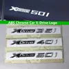 3D ABS Xdrive 18i 20i 28i 30i 35i 40i 45i 48i 50i emblema insignia pegatinas de guardabarros de coche para BMW X1 E84 F48 X3 E83 F25 X5 E53 E70 F15 X65866385