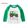 2 to 8 years boys fall car printed Tees, children autumn/spring fashion tops, baby kids & teenager boutique clothing, wholesale,6AZB809TP-77