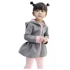 Heißer Verkauf Nette Kinder Sweatshirts Outwear Mit Kapuze Baby Mädchen Herbst Winter Warme Mantel Kaninchen Weste Hoodie Bluse Kleidung # Il5