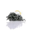 En bunt med 100 st konstgjorda blommiga tråd hantverk Blomstjälk Wrap mörkgrön 30 cm